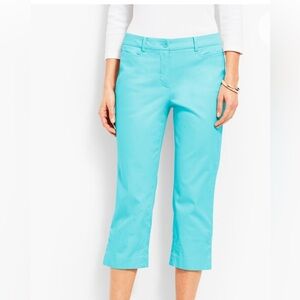 Talbots Perfect Skimmer Pants in Turquoise. Size 8